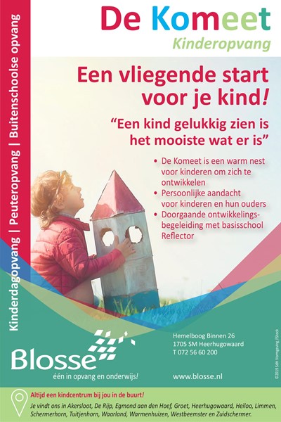 Kinderdagopvang De Komeet Heerhugowaard